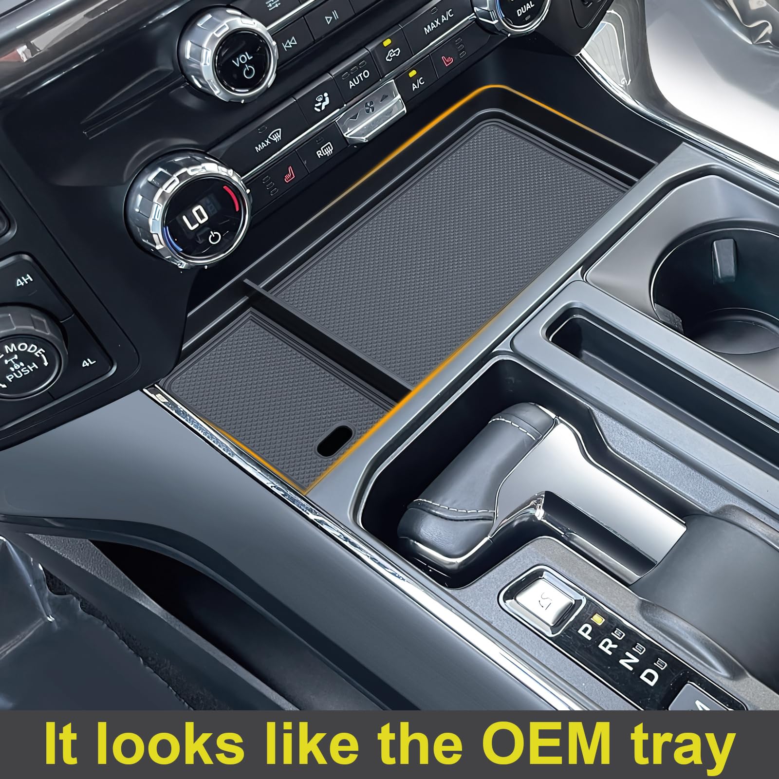 PIMCAR lifestyle in vehicle cabin showing tidy console and cleaner cockpit benefit