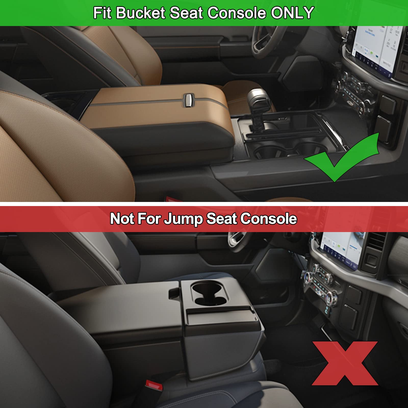 PIMCAR side profile demonstrating precise fitment for Ford F150 consoles