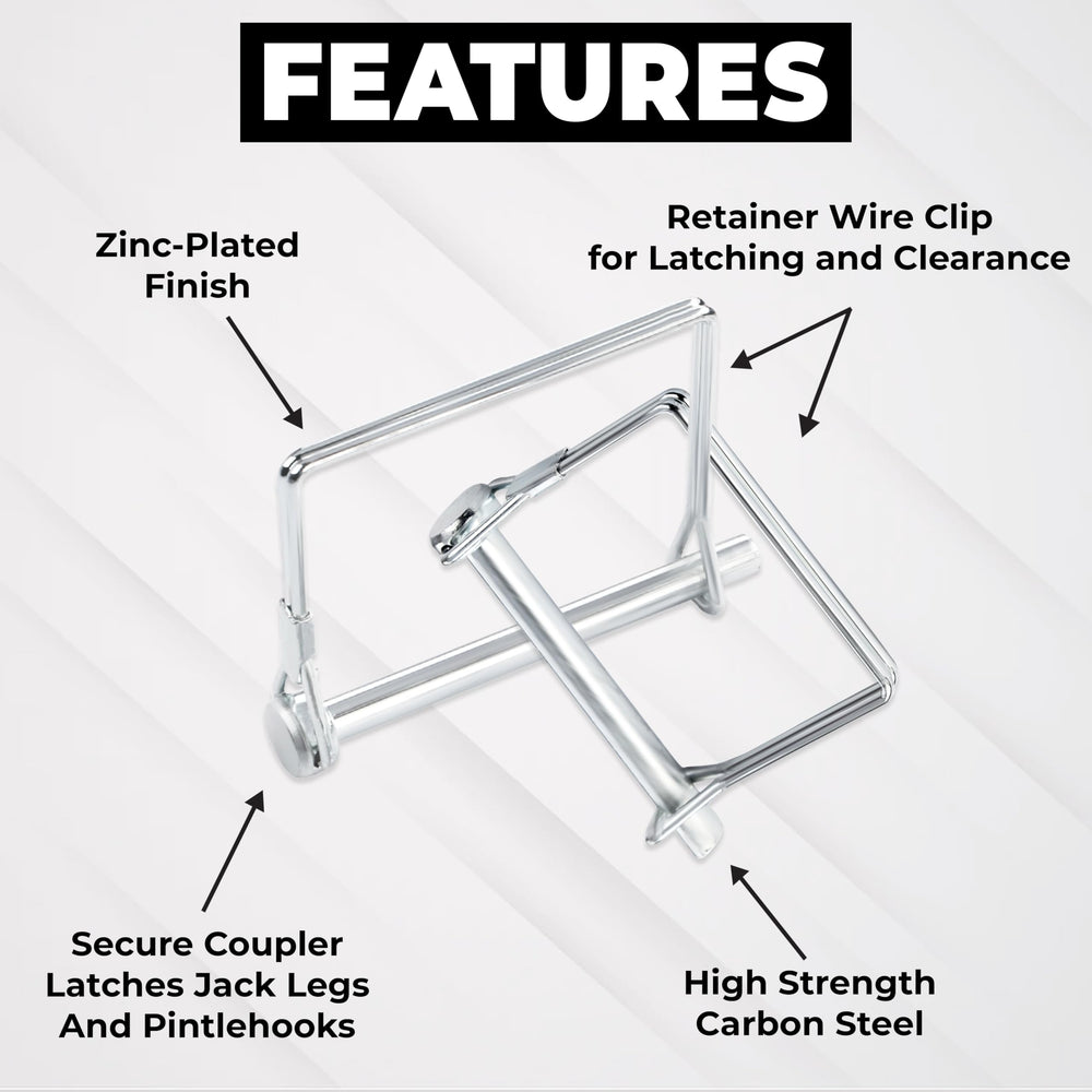 PINAILER detail of retaining clip demonstrating secure locking benefit