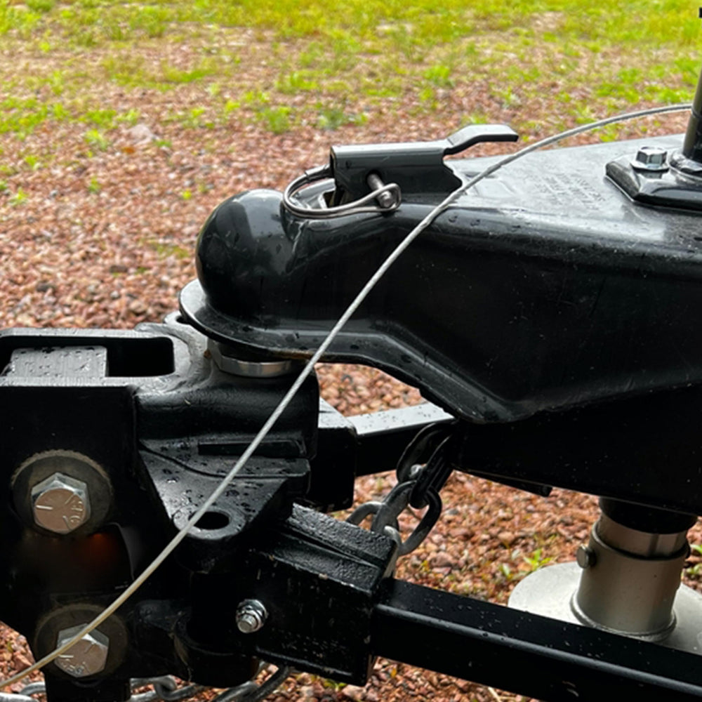 PINAILER in use in a trailer coupler showing reliable attachment benefit
