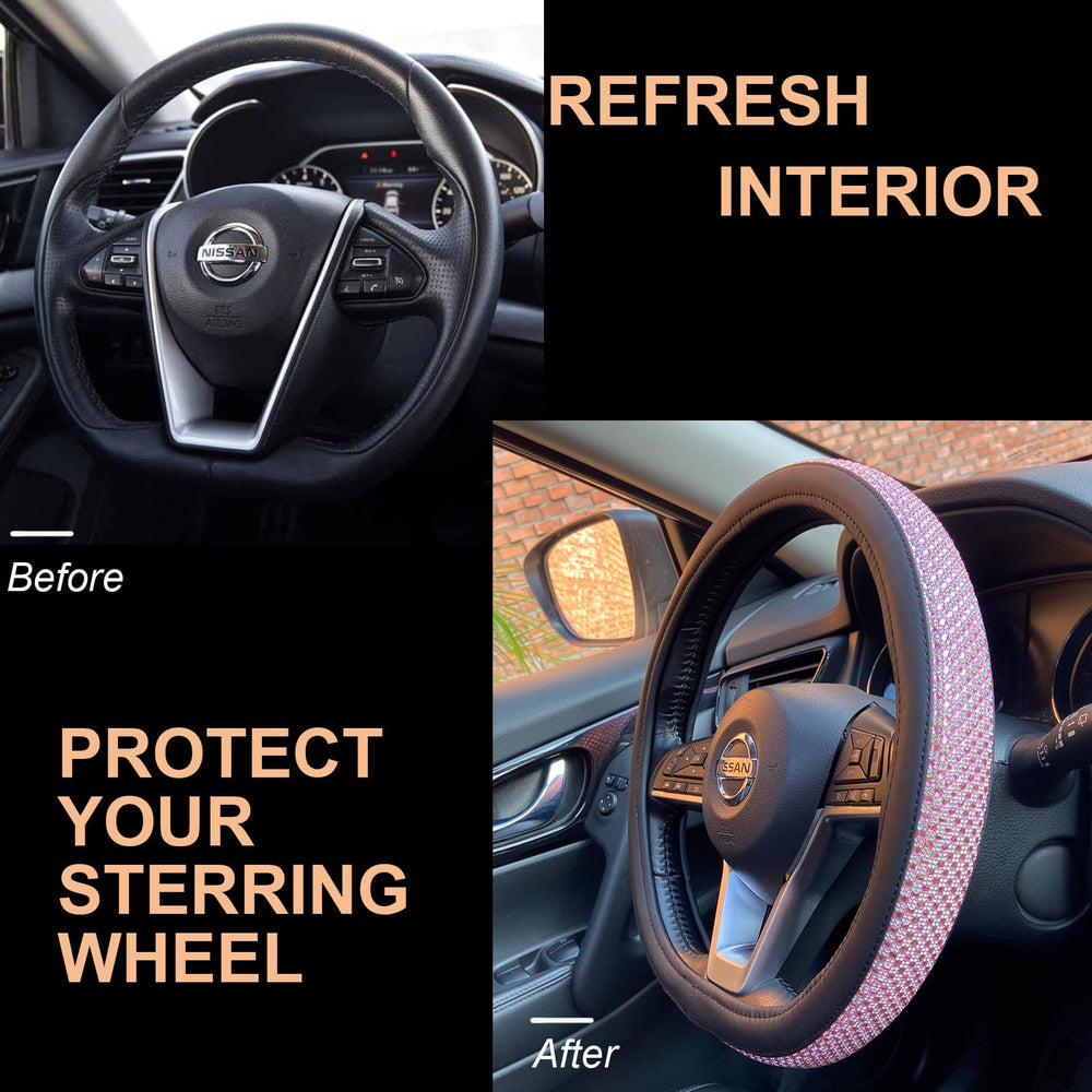 PINCTROT textured rubber interior and PU leather close-up for improved grip comfort