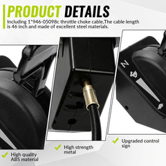 Piogarten cable length and flexibility display for correct routing and fitment