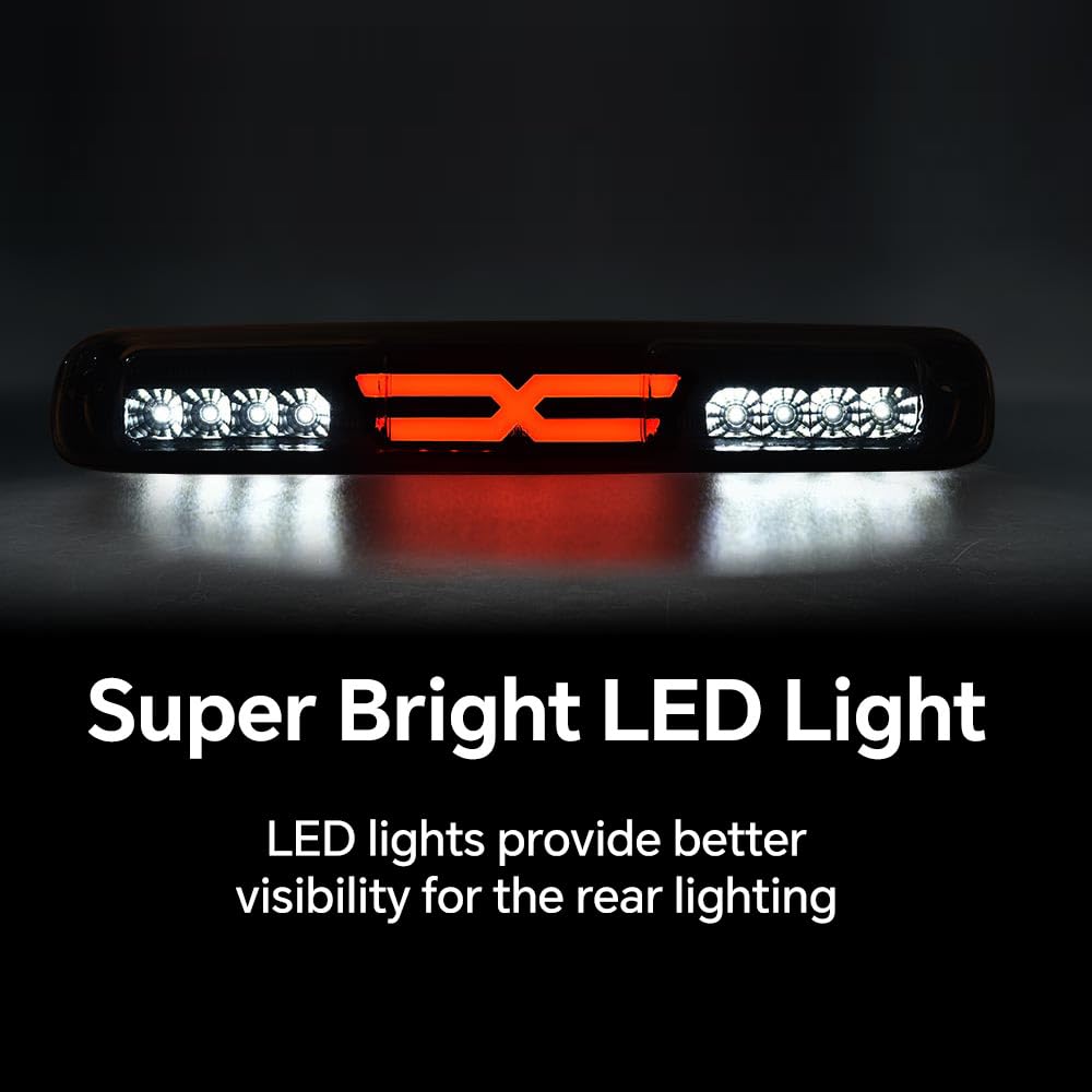 PIT66 third brake light lens close-up showing impact-resistant clarity