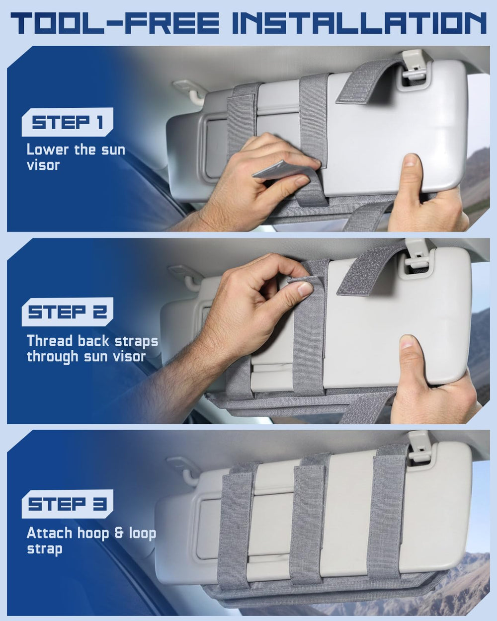 Pitozer with USA patch showing decorative loop panel for personalization