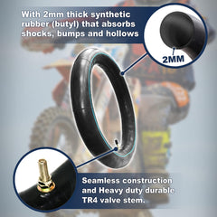 PIVOTRAX butyl rubber texture detail demonstrating puncture resistance and durability