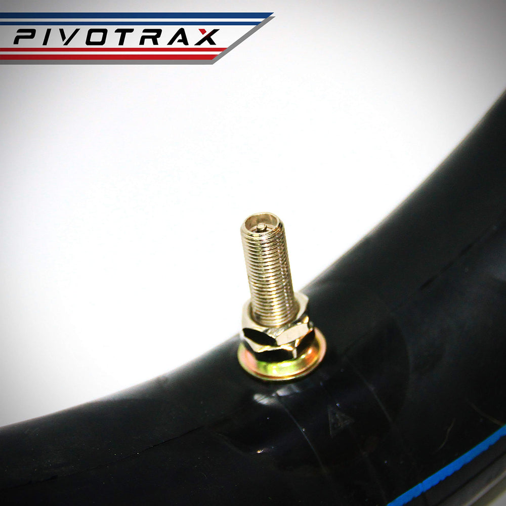 PIVOTRAX inner tube mounted on Razor MX650 wheel illustrating compatibility and safety