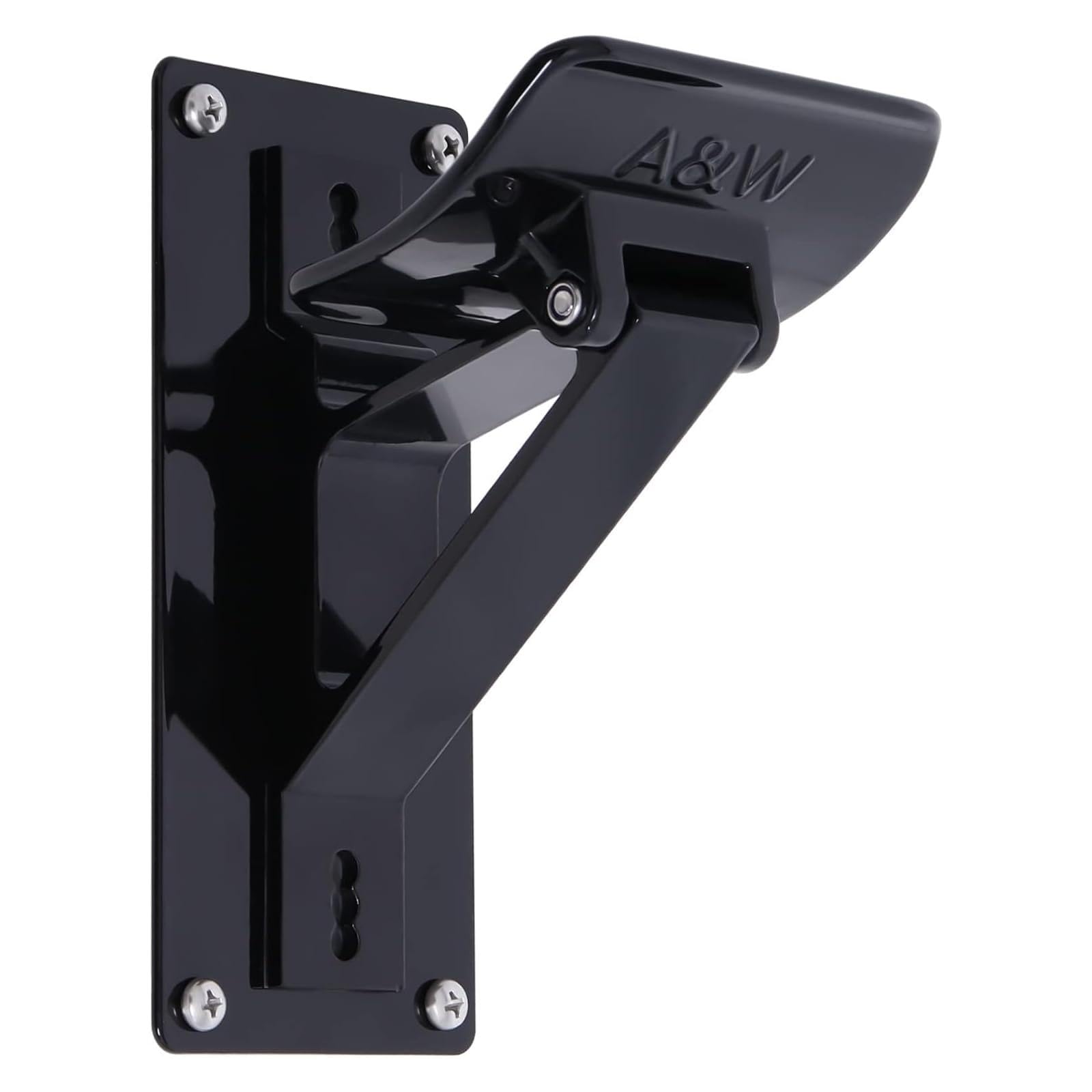 Piwerod front view of awning support showing compact design and secure fit