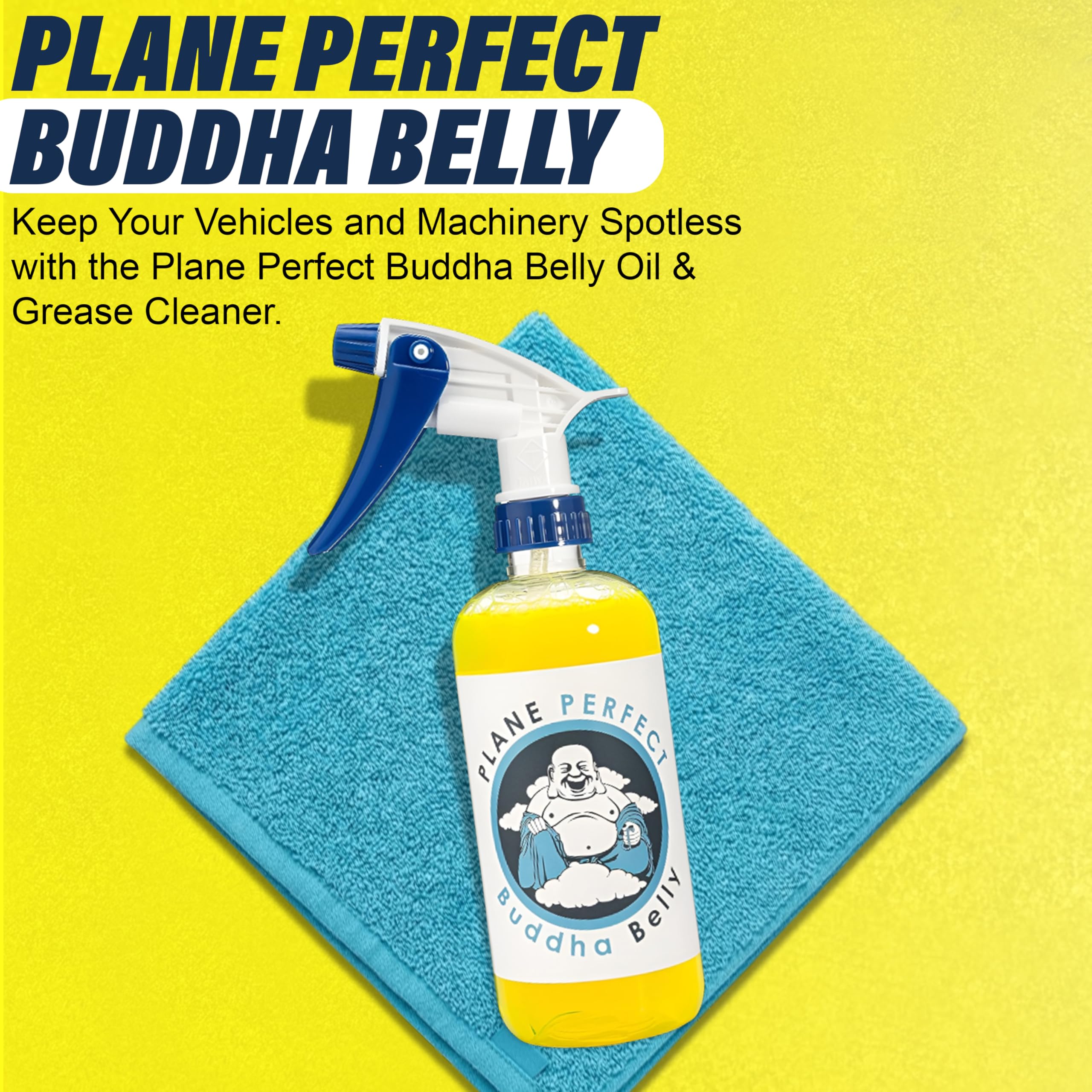 Plane Perfect close-up spray nozzle delivering even mist for controlled application