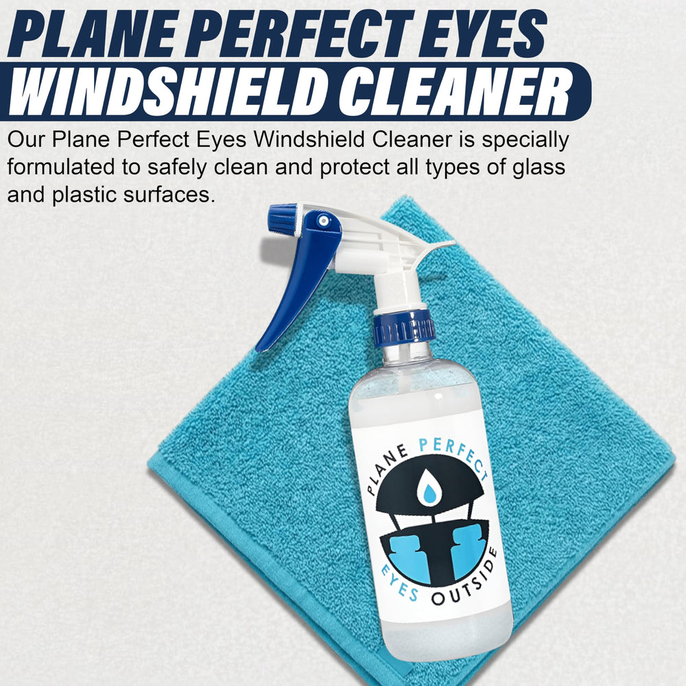Plane Perfect spray action closeup demonstrating even coverage and ease
