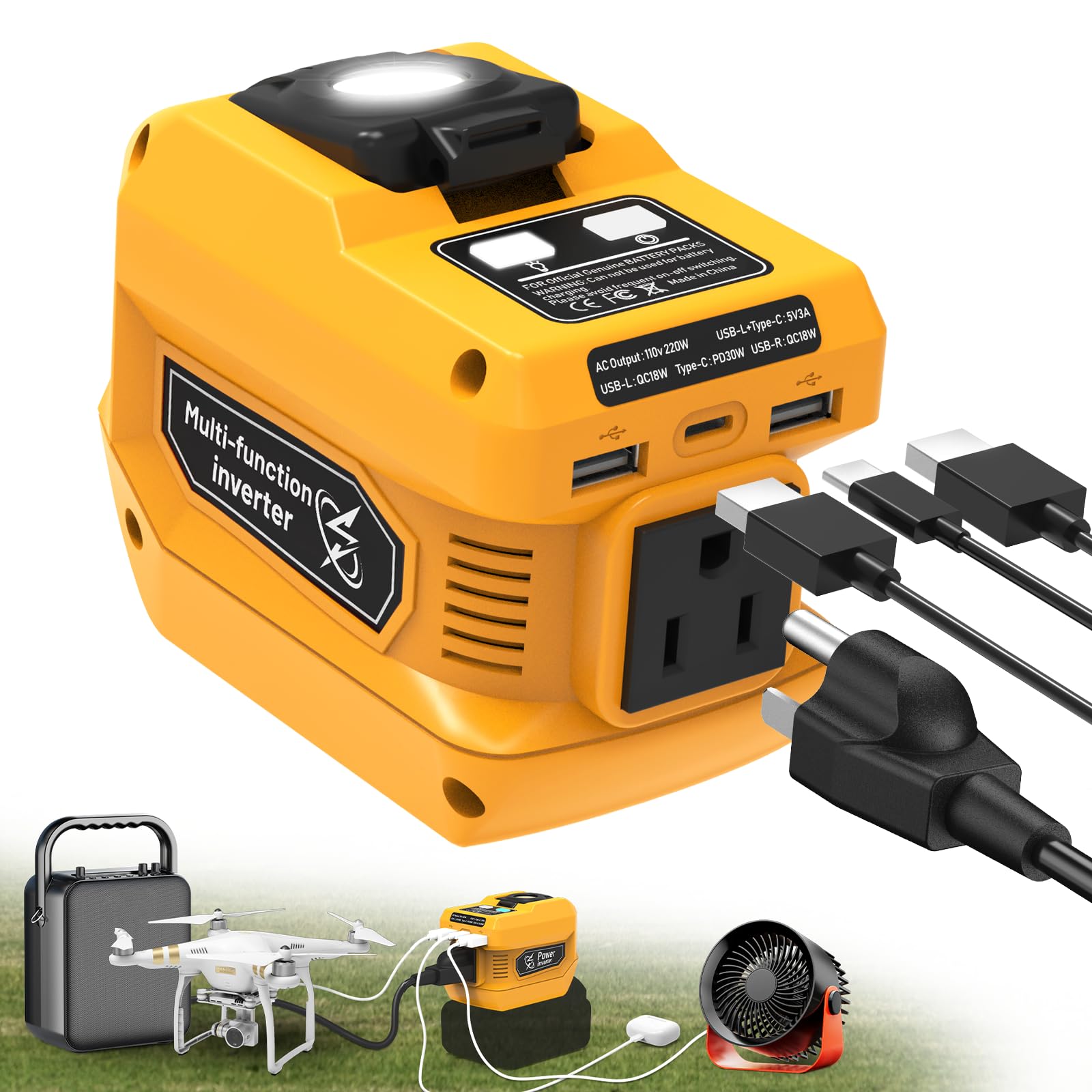 PlantPalGear front view showing ports and compact design for portability