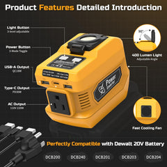 PlantPalGear with Dewalt battery mounted delivering on-the-go power