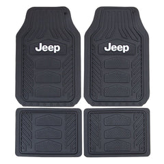 Plasticolor Jeep WeatherPro front mat laid flat showing coverage and protection