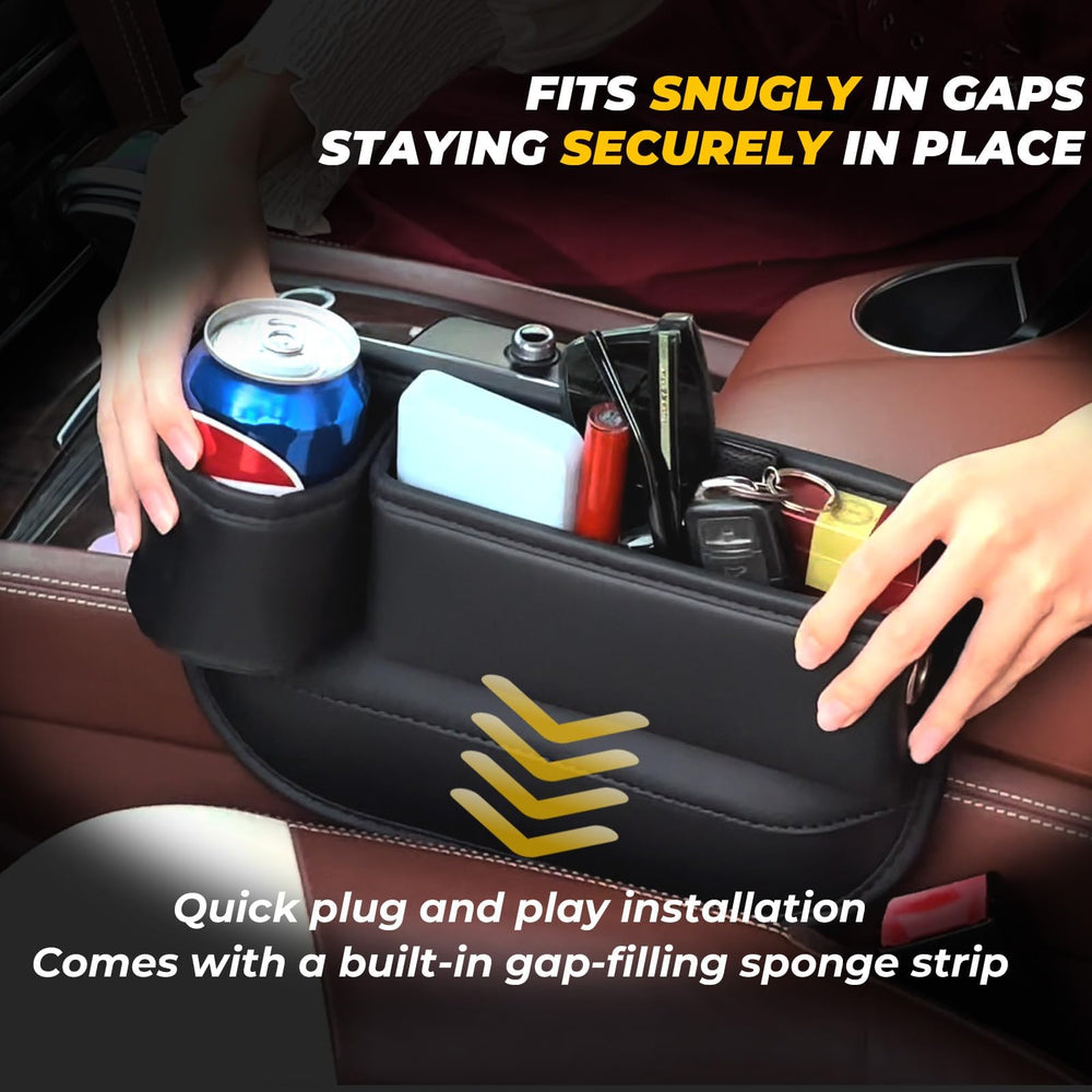 PLEW phone and keys stored in pocket keeps essentials accessible while driving