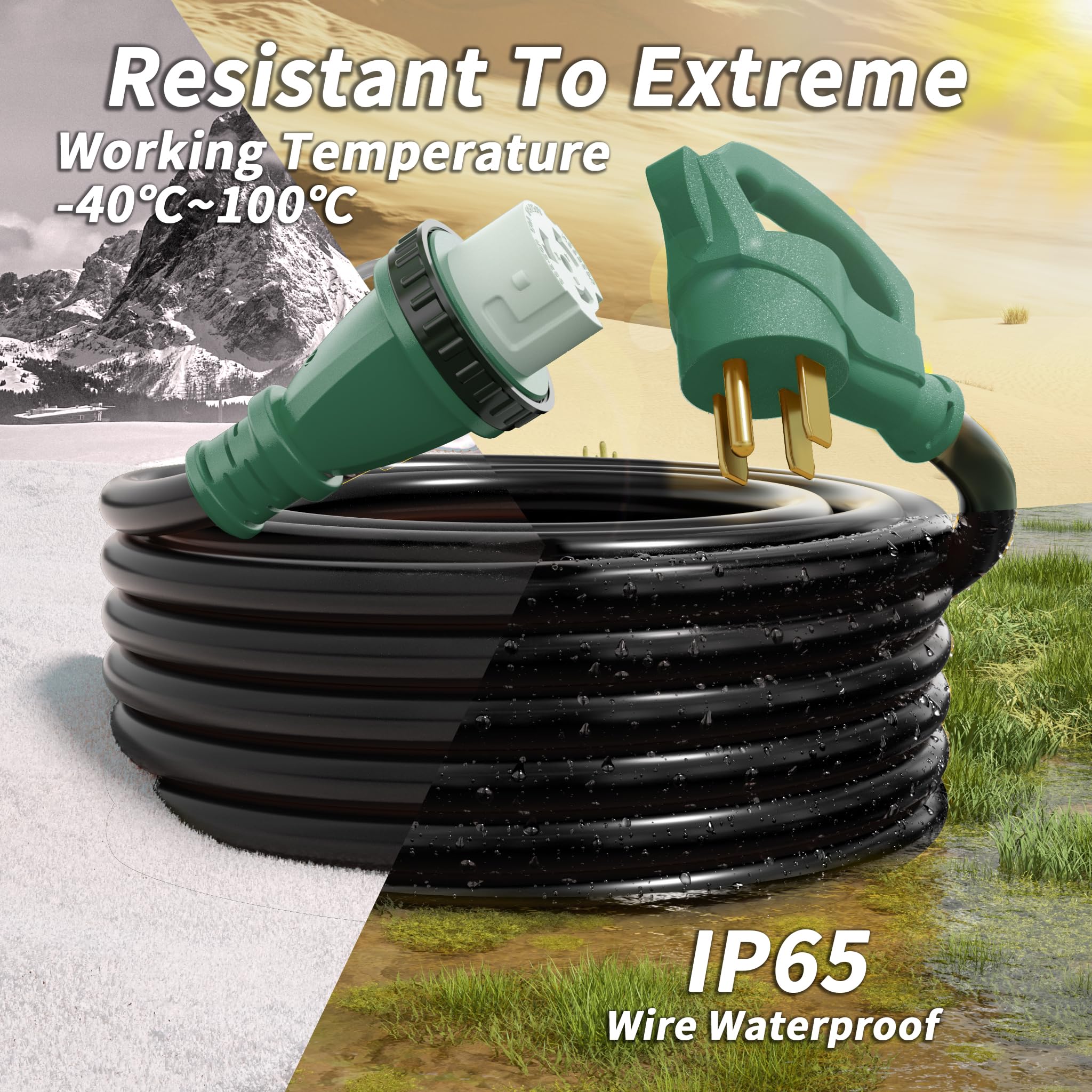 PlugSaf molded label and ETL mark confirming certified electrical safety
