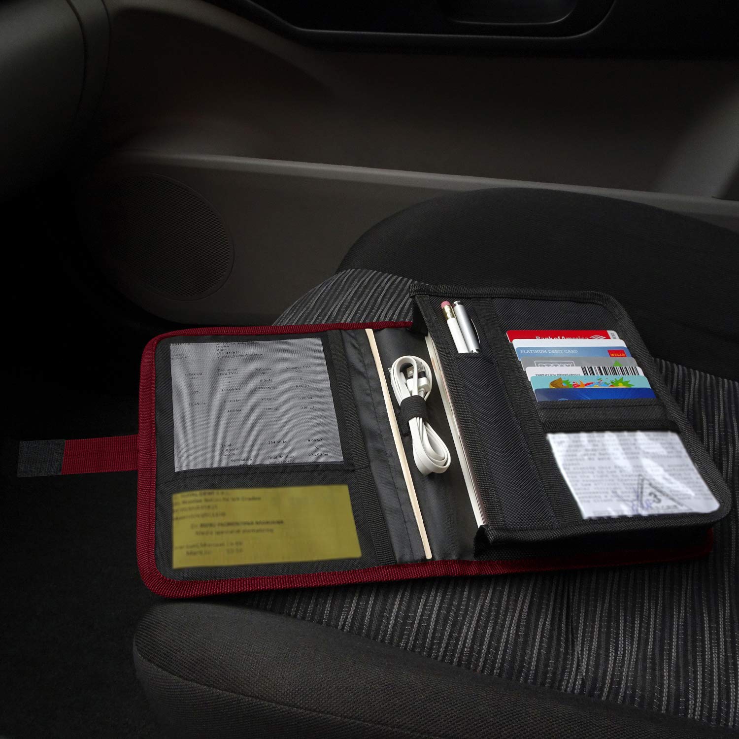 PlusXpres auto log book and pen included for tracking maintenance benefit