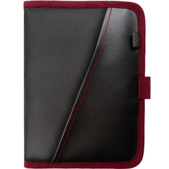 PlusXpres front closed red organizer showing compact benefit