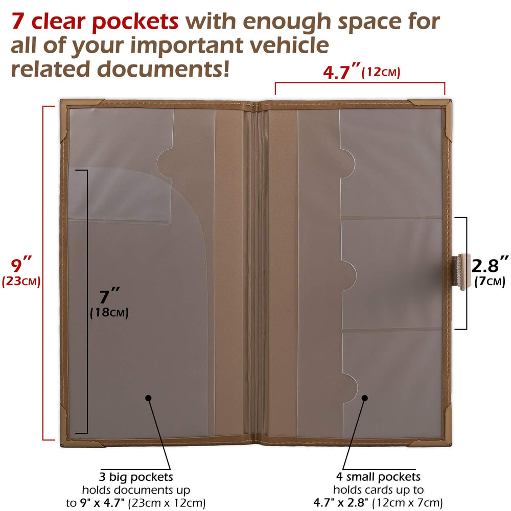 PlusXpres open interior displays seven pockets for quick access benefit