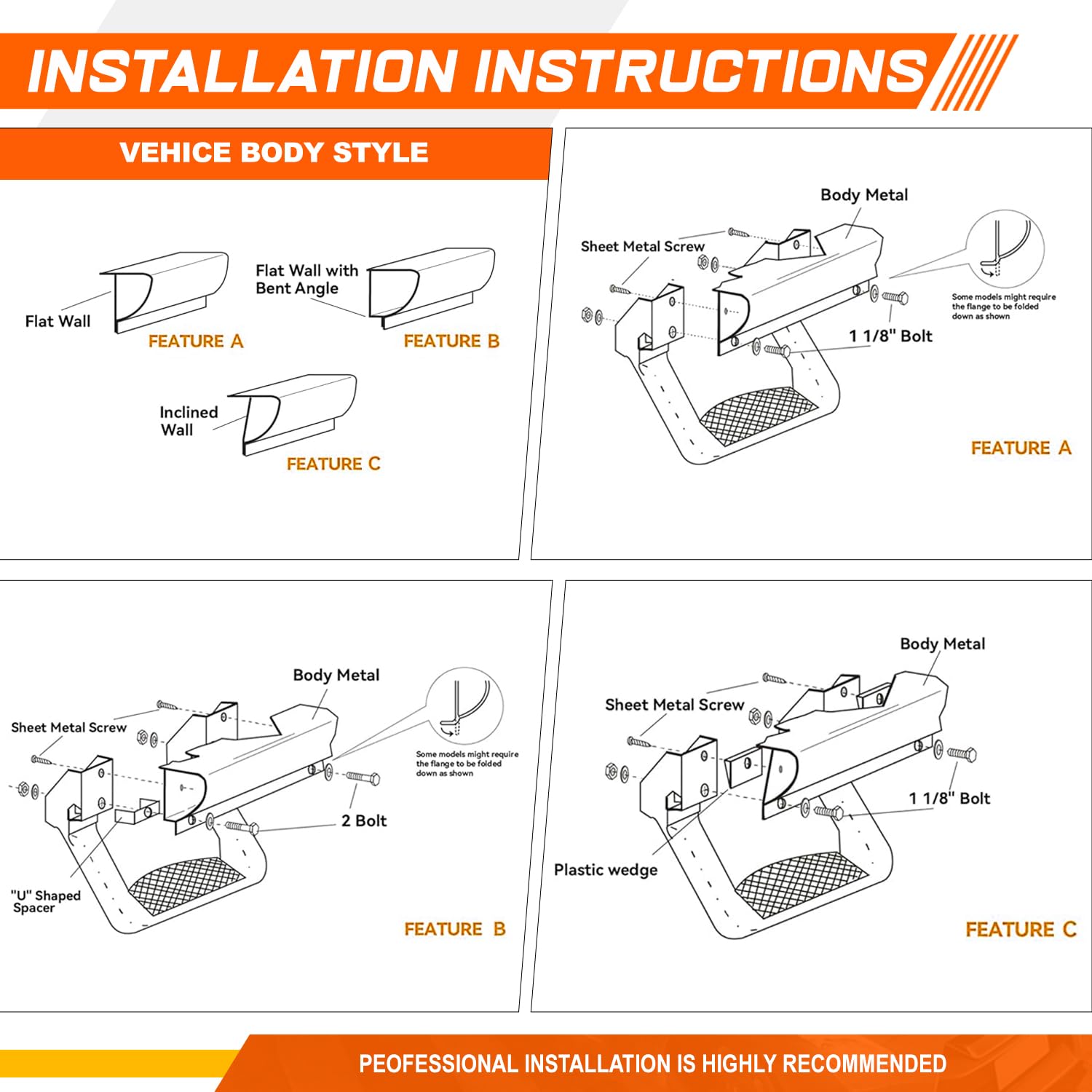 PM PERFORMOTOR in use accessing roof with stable secure foothold