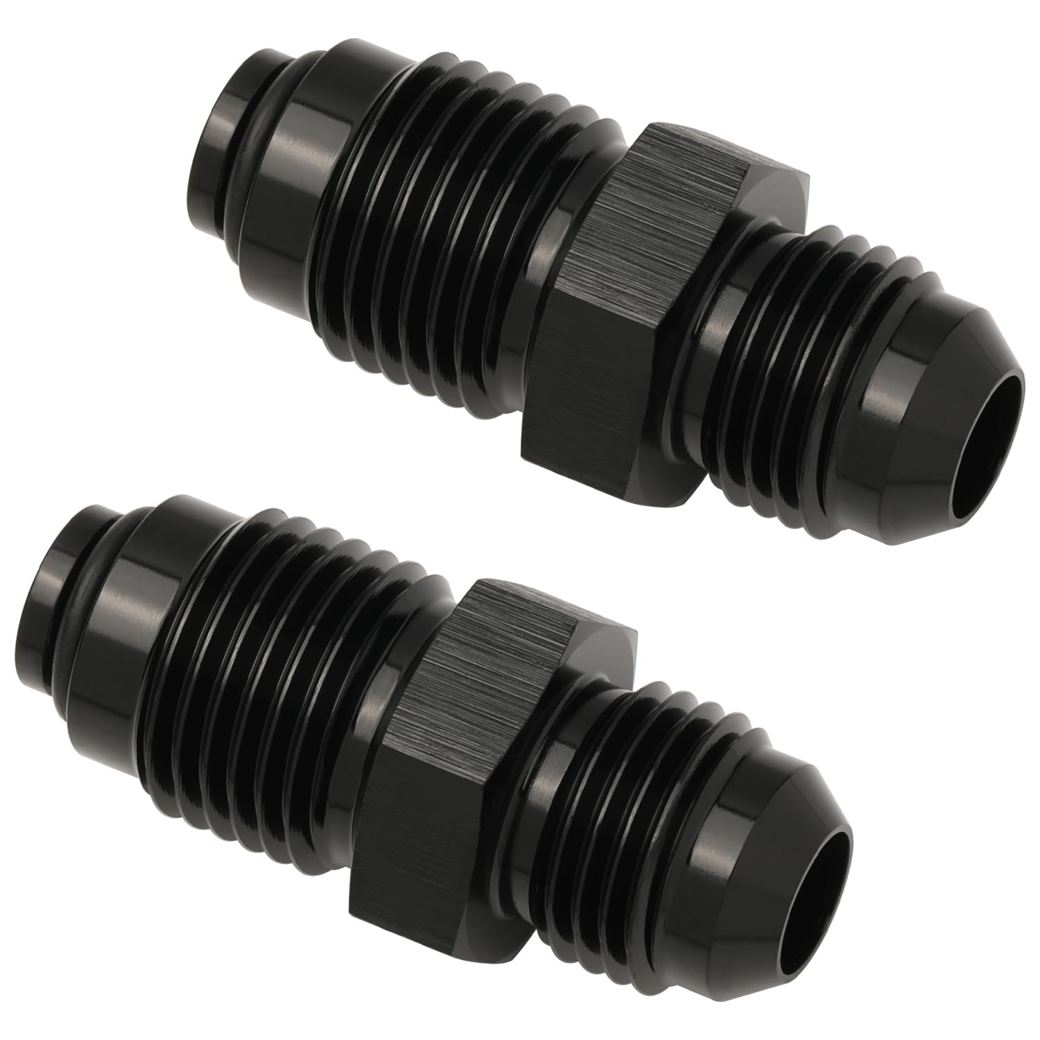 Podavelle adapter attached to AN6 hose demonstrating secure connection and high-pressure steering use