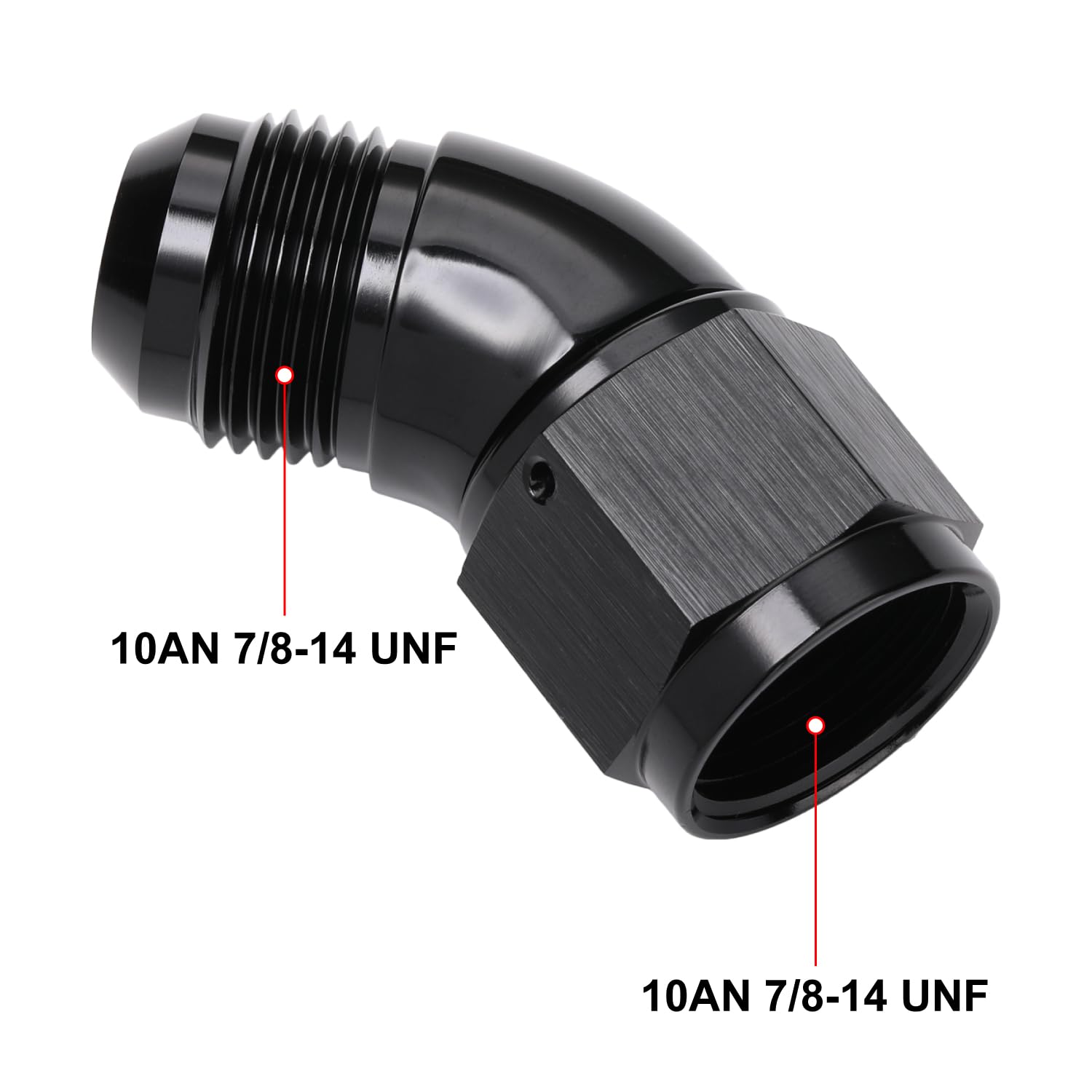 Podavelle thread detail close-up showing precision machining and durable anodized finish