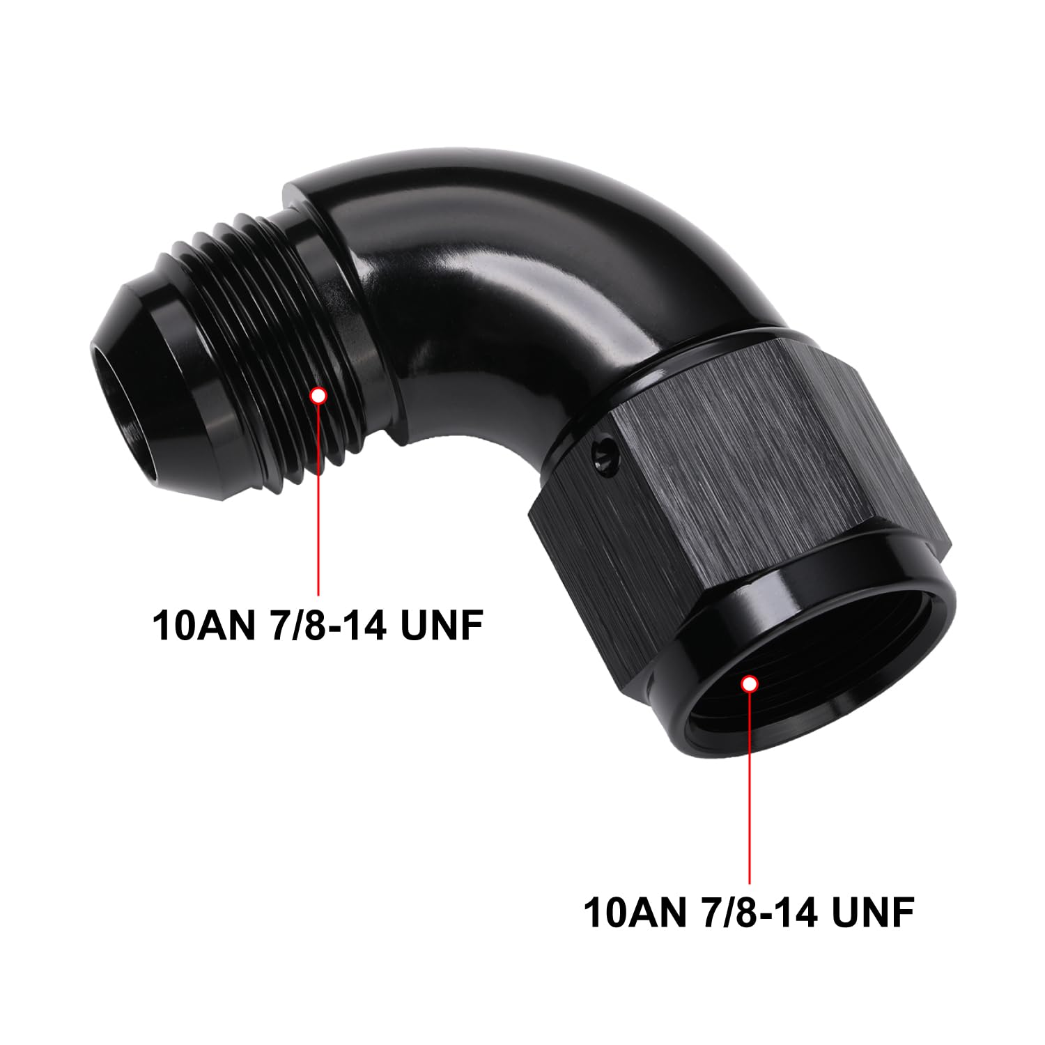 Podavelle close-up of swivel seal face highlighting 37° sealing precision and leak resistance