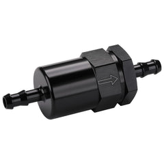 Podavelle installed in an engine bay on fuel line, demonstrating high-flow system protection