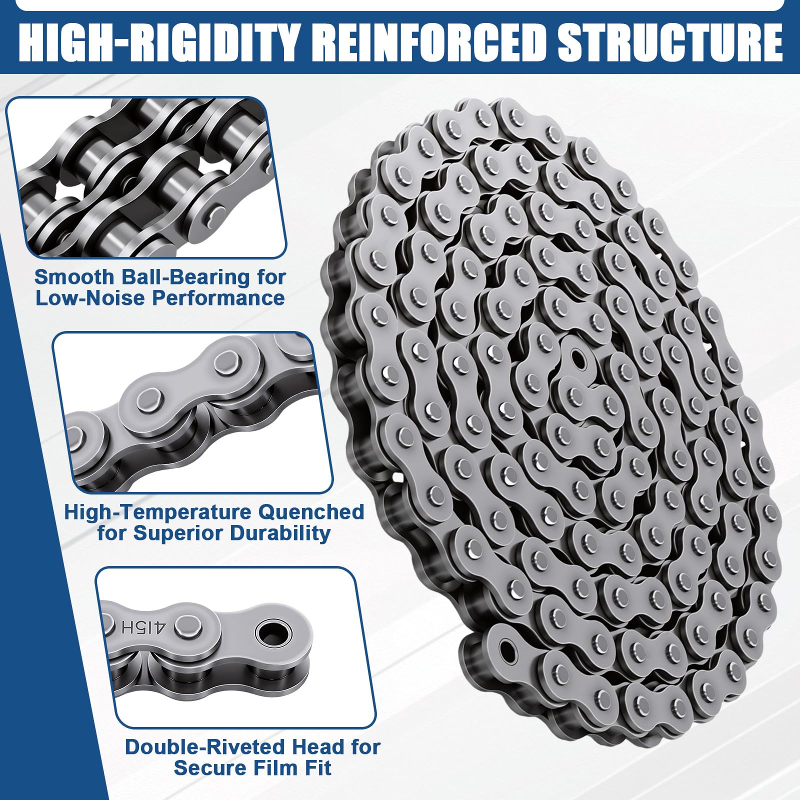 Podoy chain breaker tool beside chain for on-bike length adjustment benefit