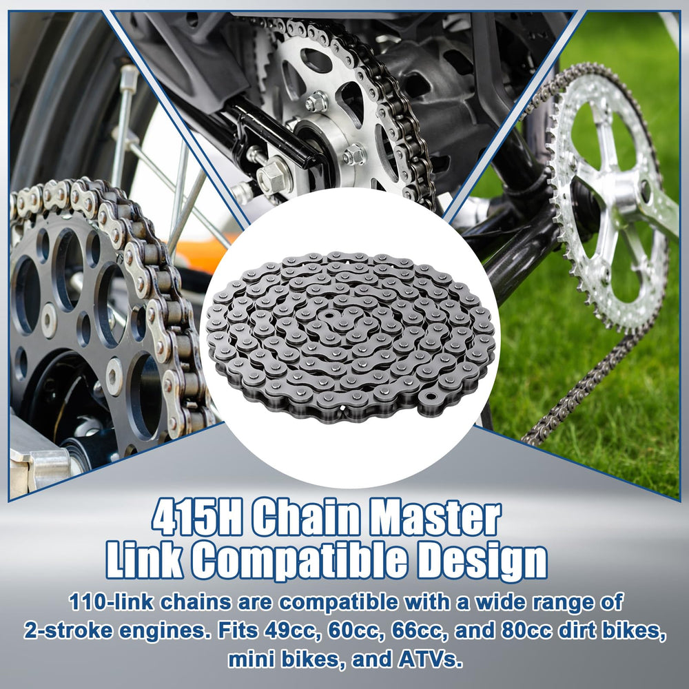 Podoy master links and cleaning brush displayed for easy repair and upkeep