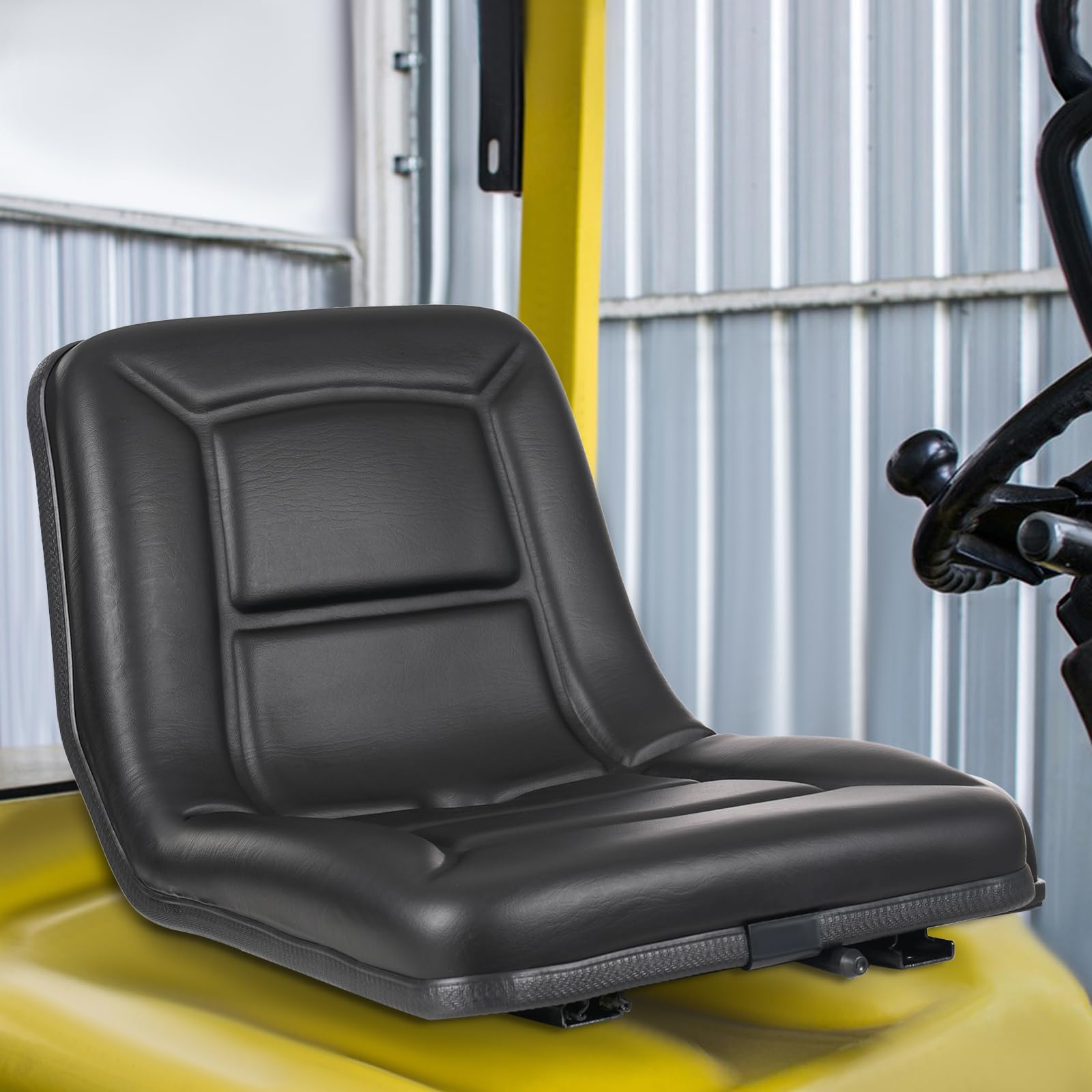 Poggyyi adjustable slide rails installed showing smooth fore-aft positioning benefit