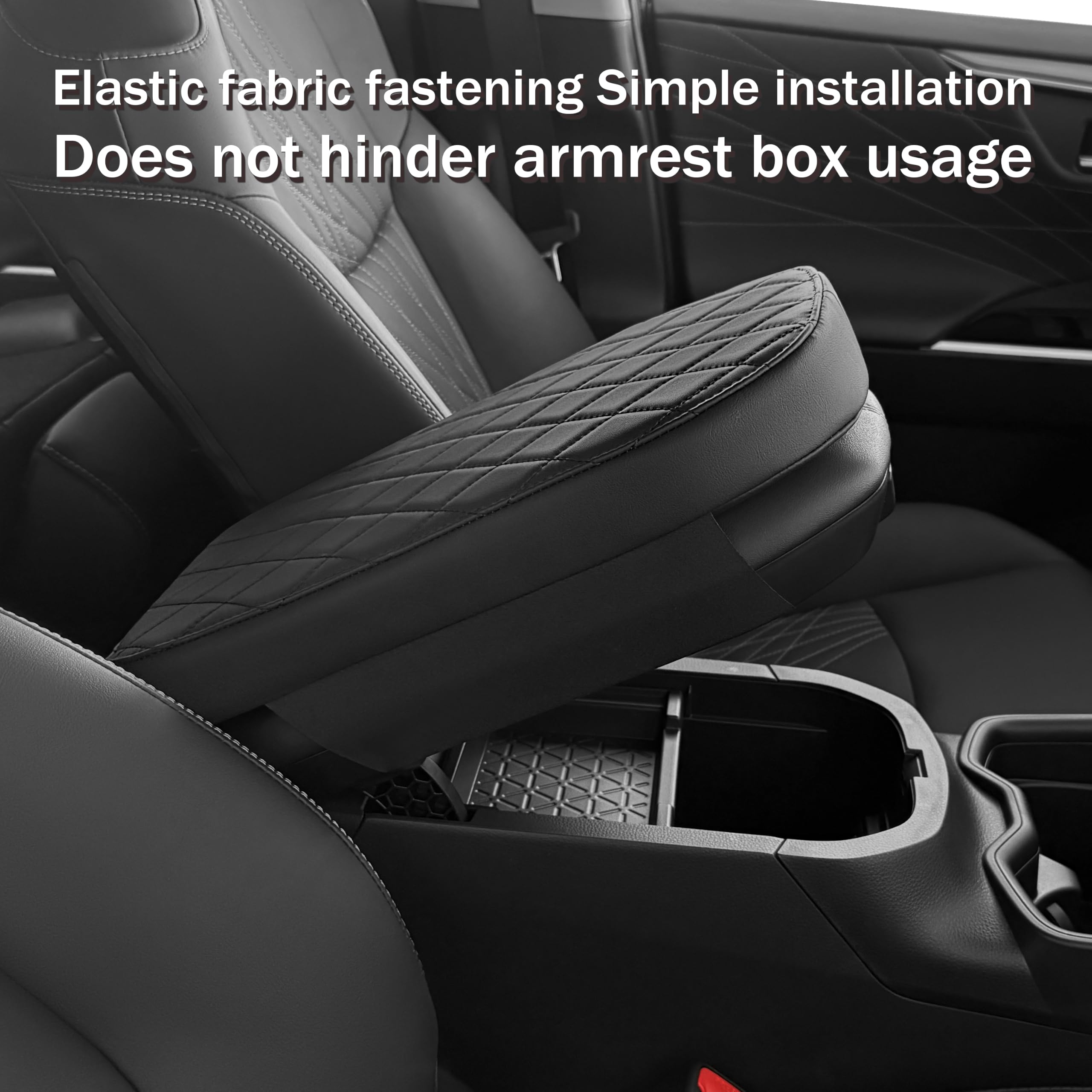 POKSRI pad installed on console demonstrating comfort while driving