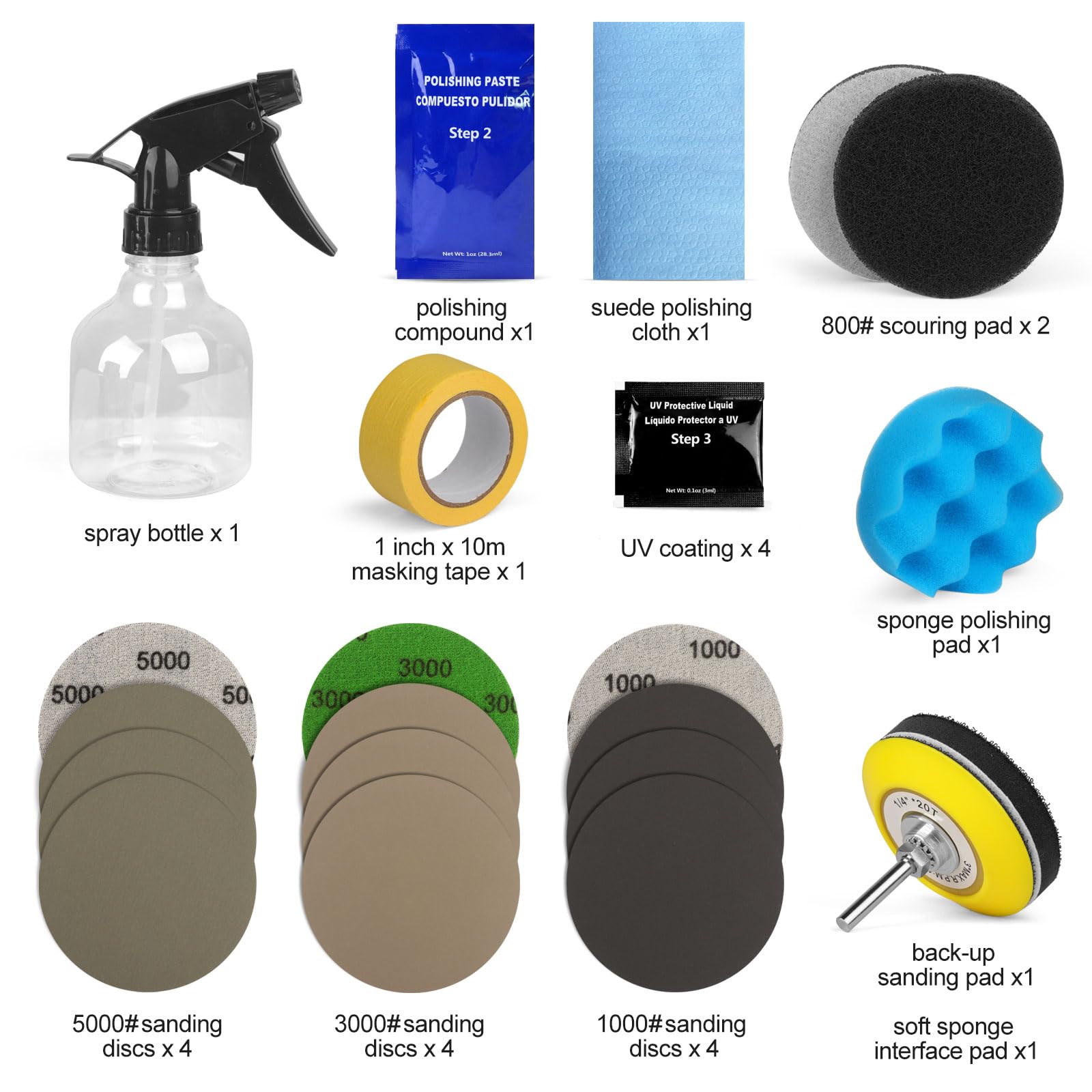 POLIWELL before-and-after headlight comparison demonstrating improved clarity