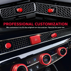Polodunn installed on Civic dashboard showing coordinated red accents
