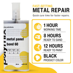 Polymix yellow label close-up highlighting product identification and reliability