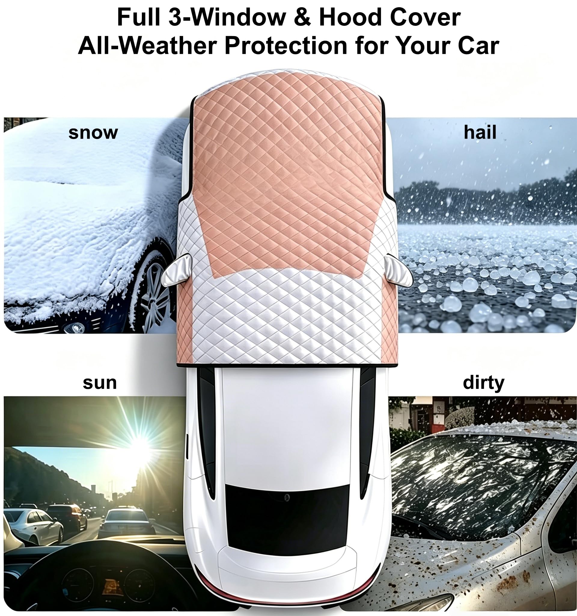 PONYBRO soft taffeta inner lining protecting paint from scratches