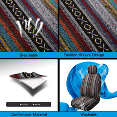 PONYJOYUP striped fabric detail highlighting durable woven finish