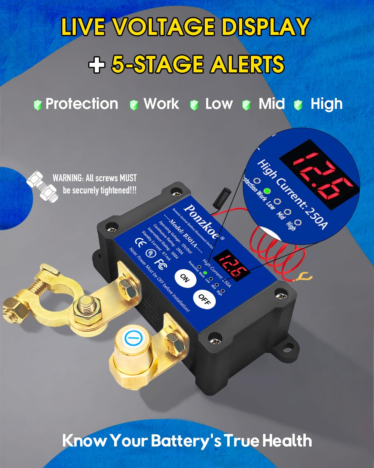 Ponzkoe instruction and accessory kit laid out showing complete installation support benefit