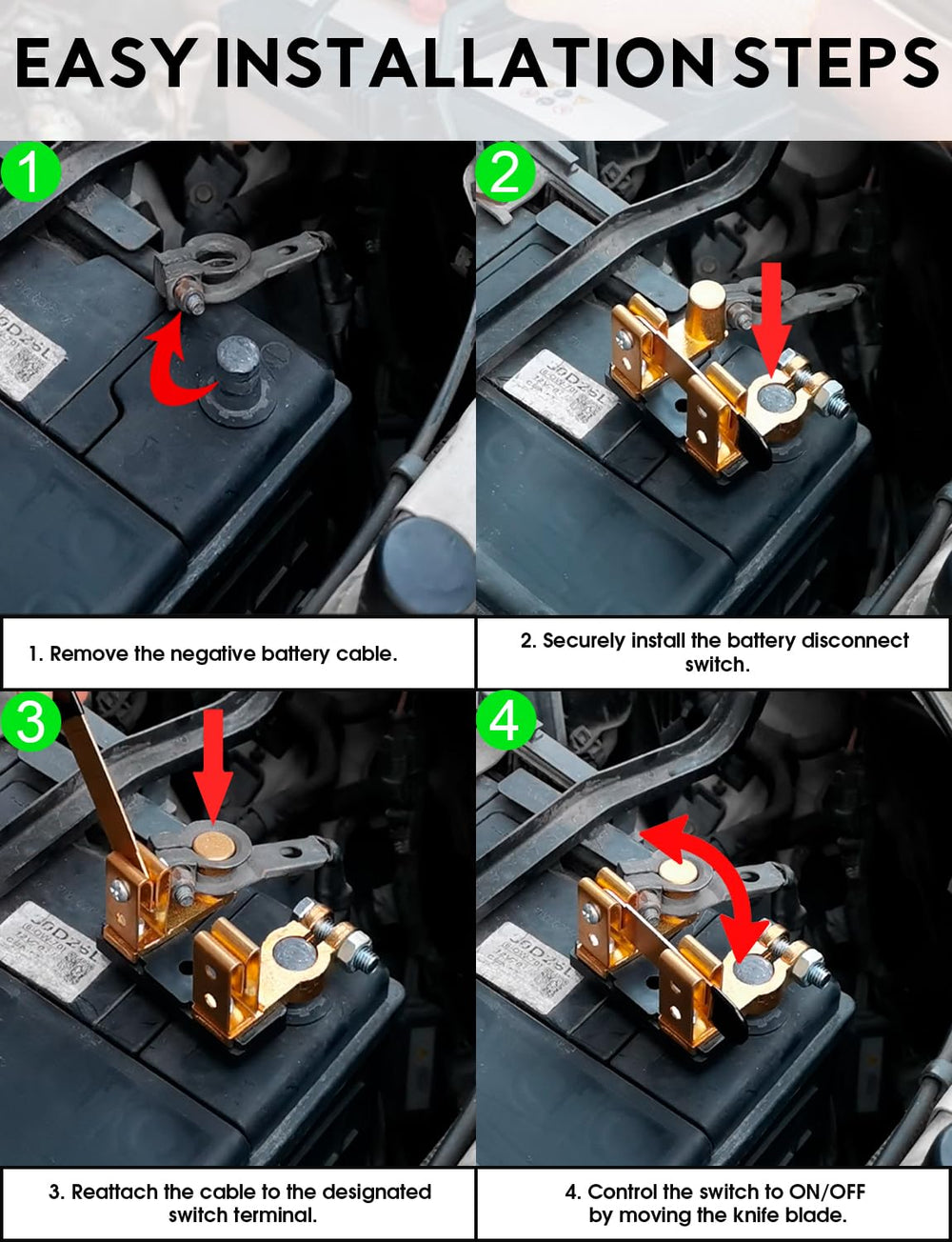 Ponzkoe side profile knob detail enabling easy one-turn operation