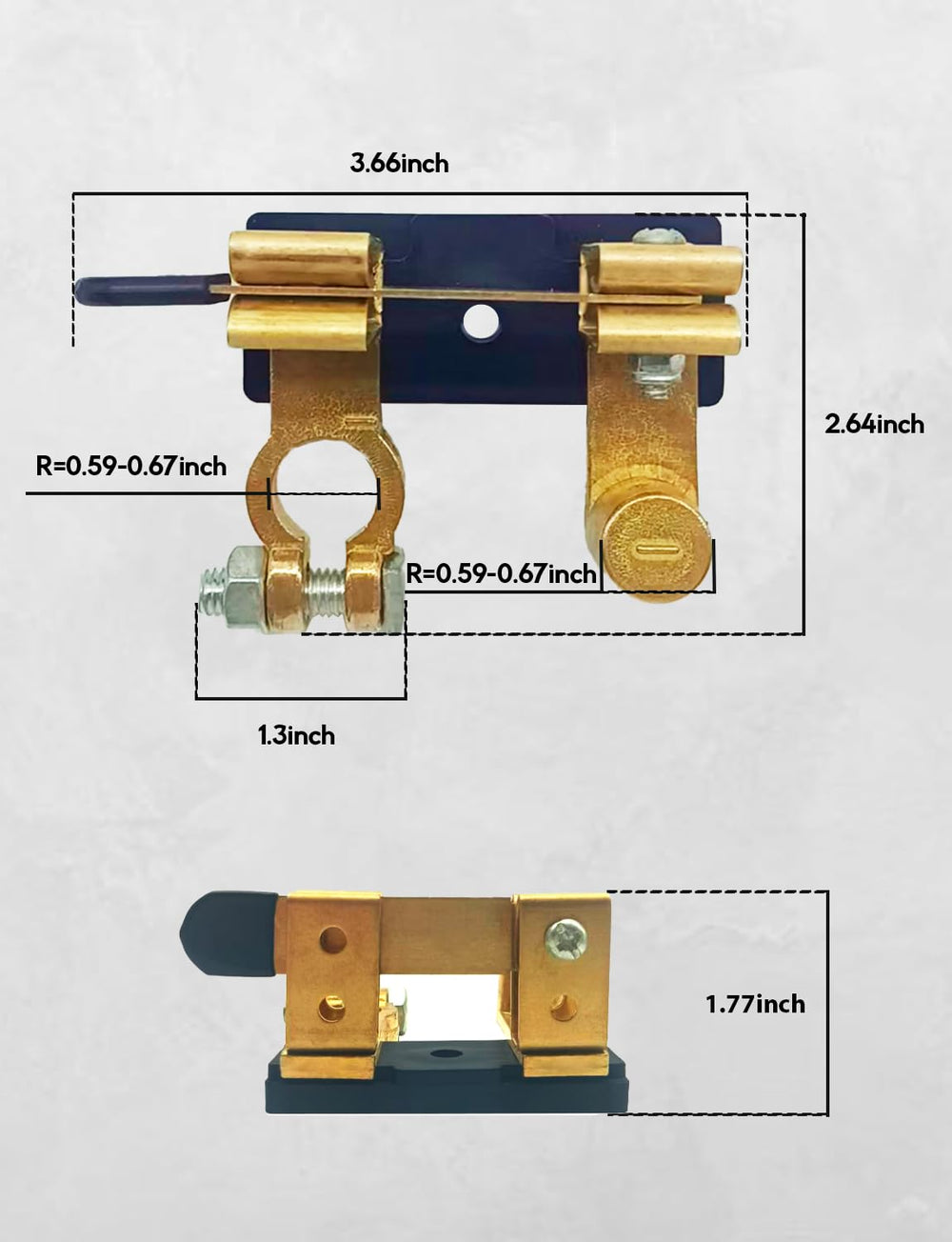 Ponzkoe size comparison with wrench showing compact footprint advantage
