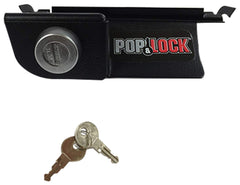 Pop & Lock PL3400C front view showing chrome lock and OEM look for easy replacement