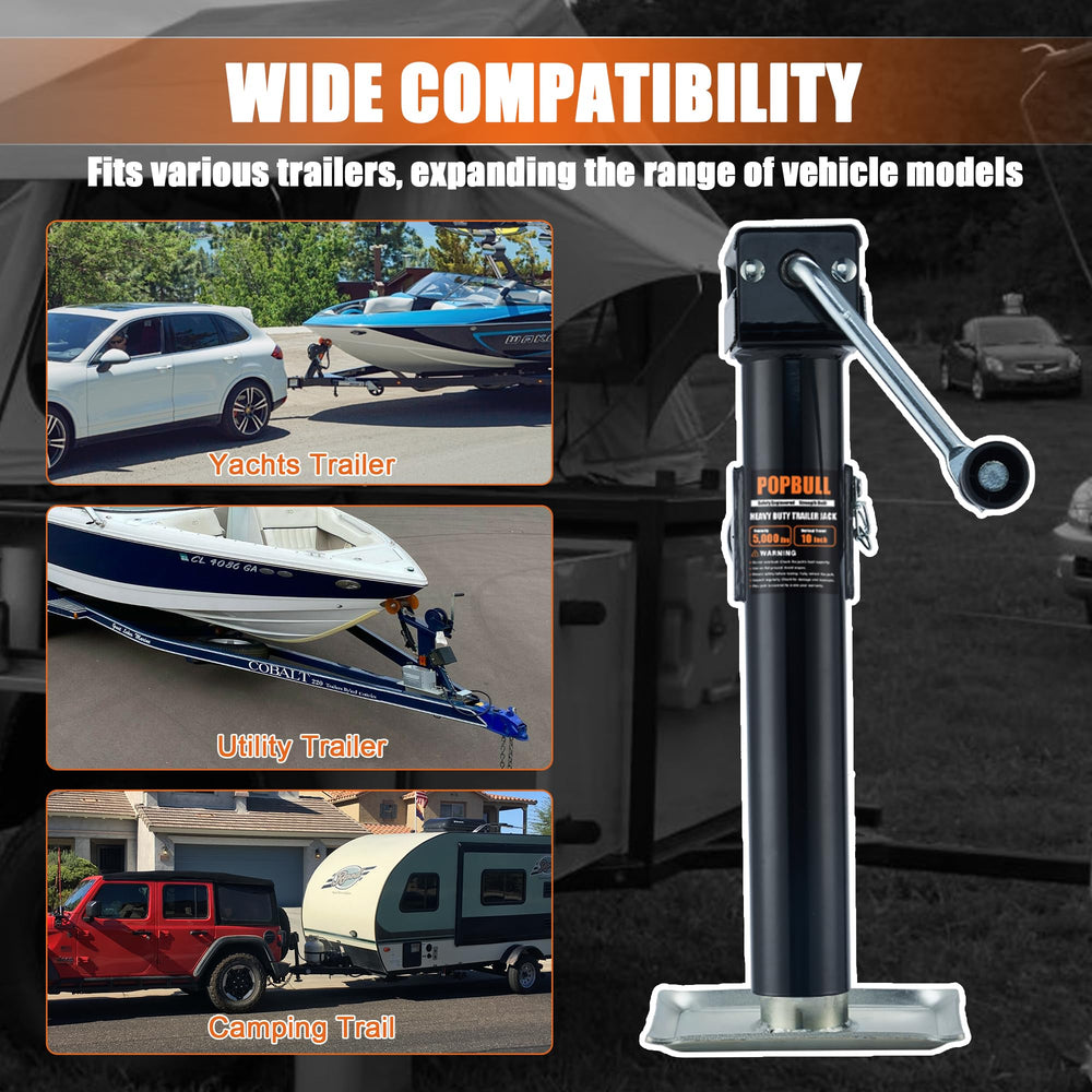 POPBULL lifestyle shot at campsite illustrating easy RV hookup and dependable performance
