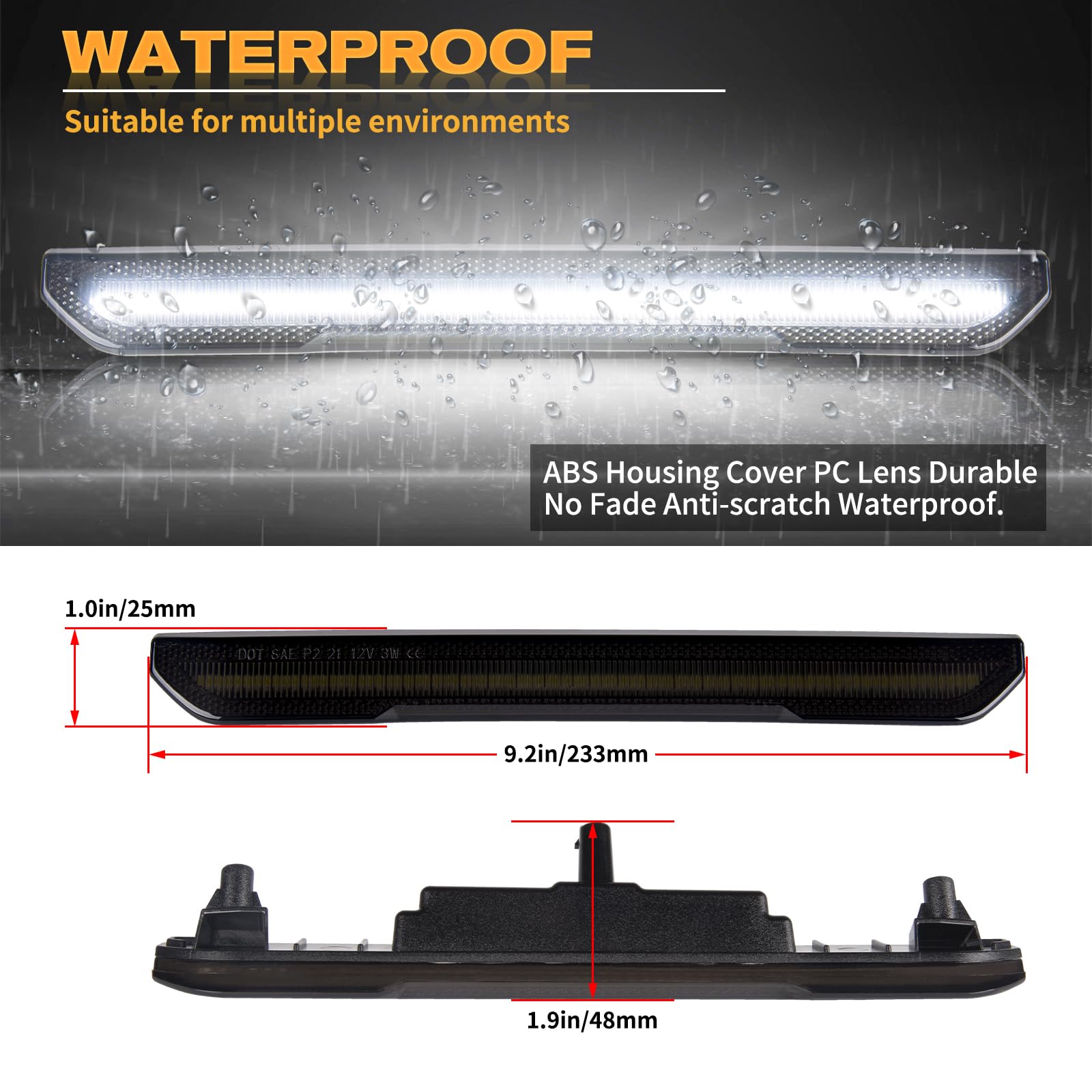 POPMOTORZ LED chip detail revealing dense 4014 SMDs for brighter illumination