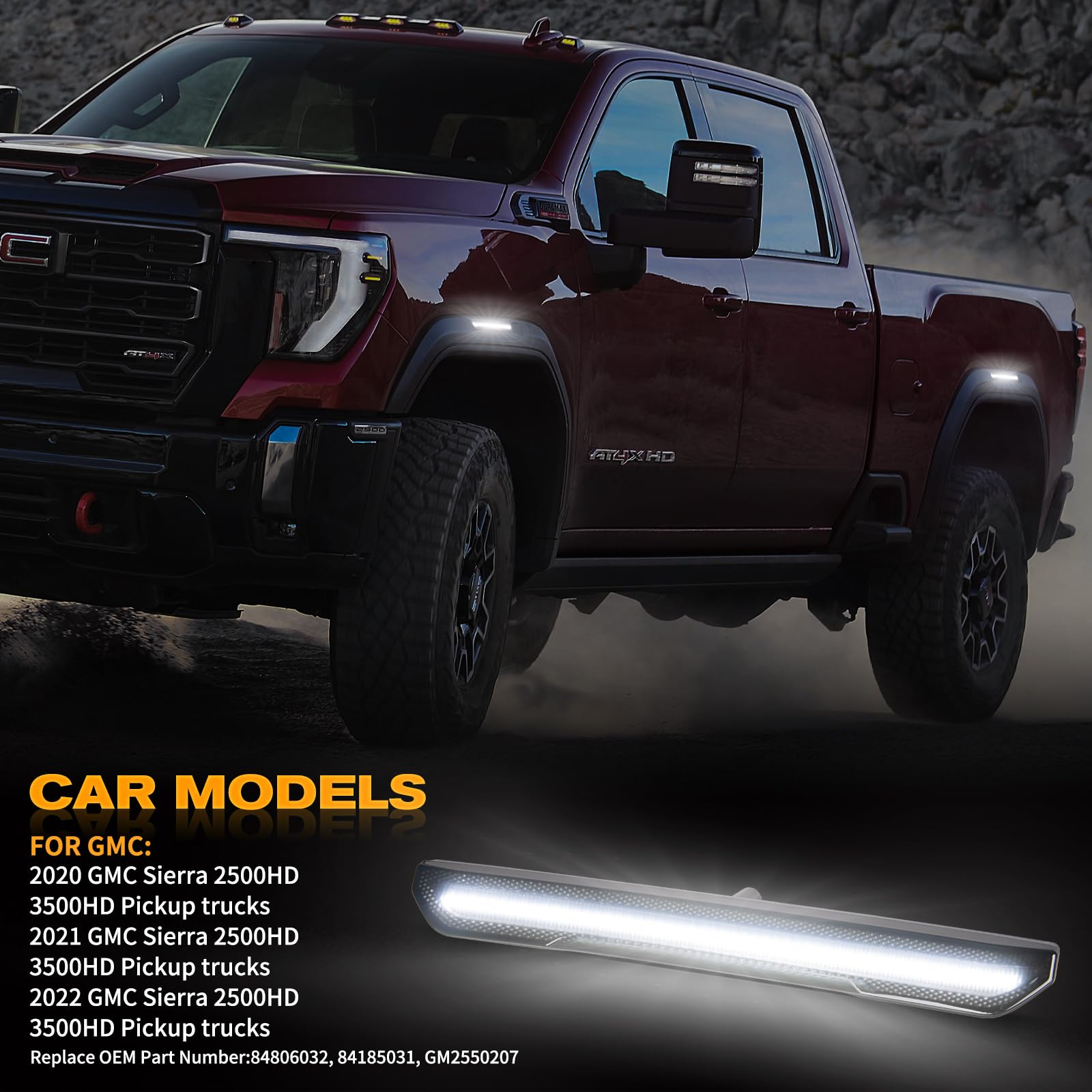 POPMOTORZ rear fender marker assembly highlighting compact design and improved visibility