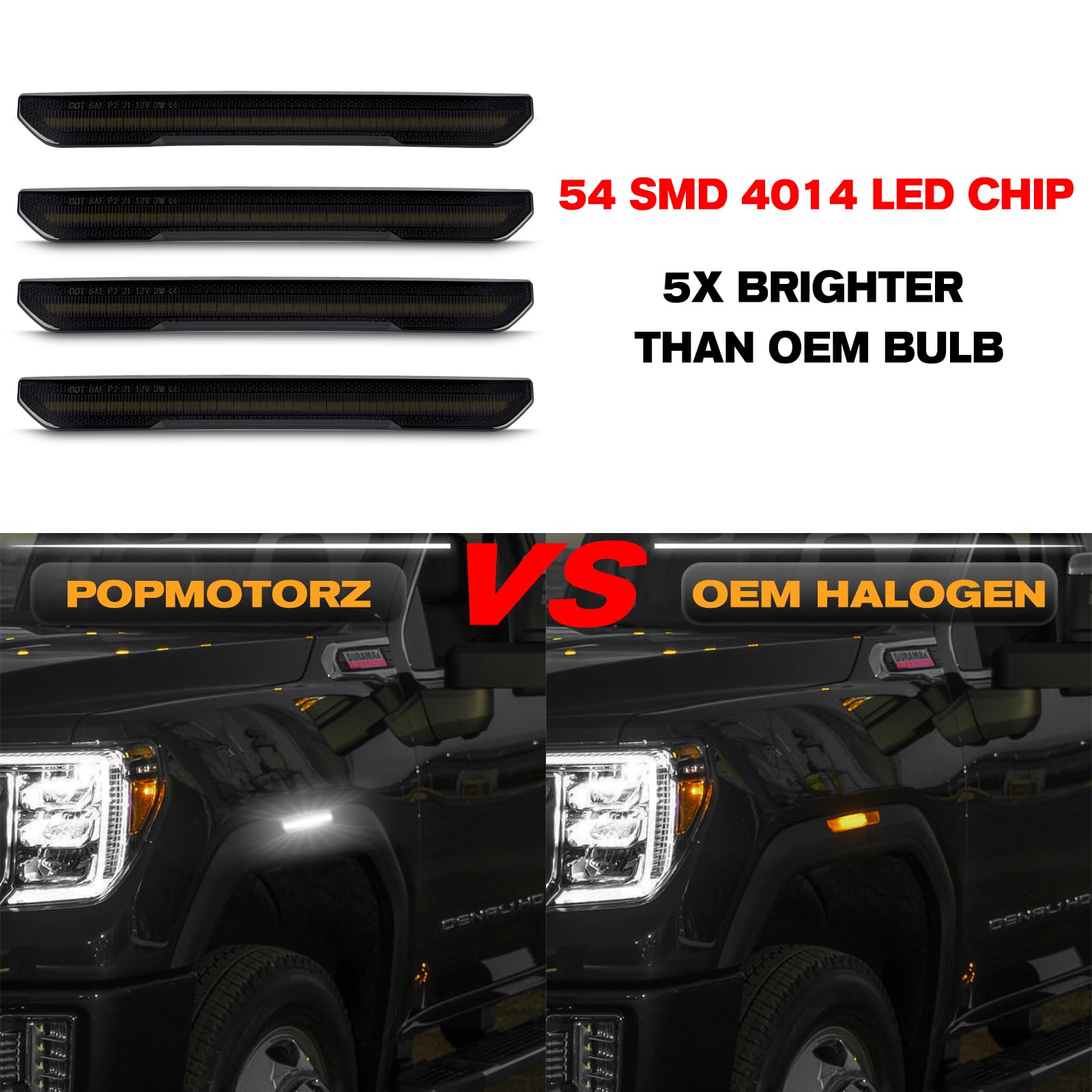 POPMOTORZ smoke lens close-up showing tinted finish and stylish upgrade benefit