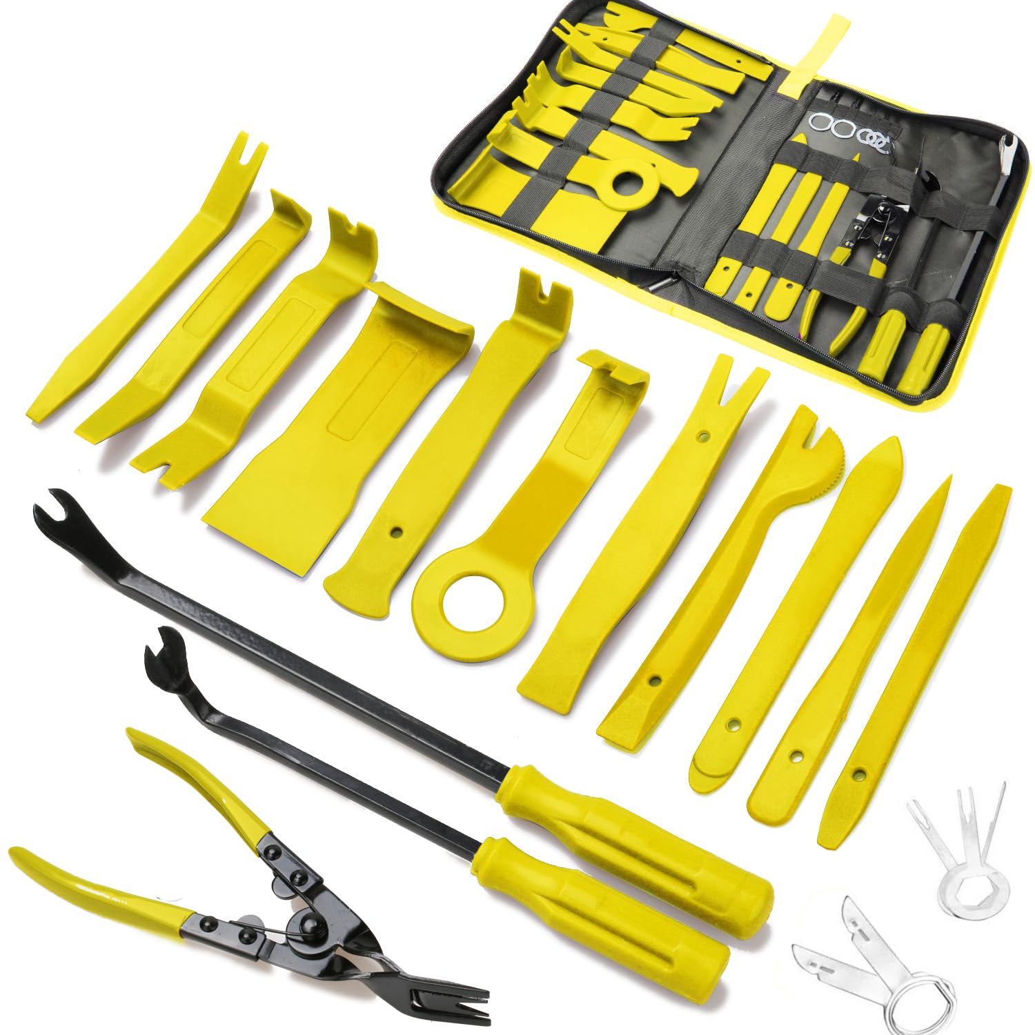 Poraxy front view of full kit showing organized tools and pouch for easy storage