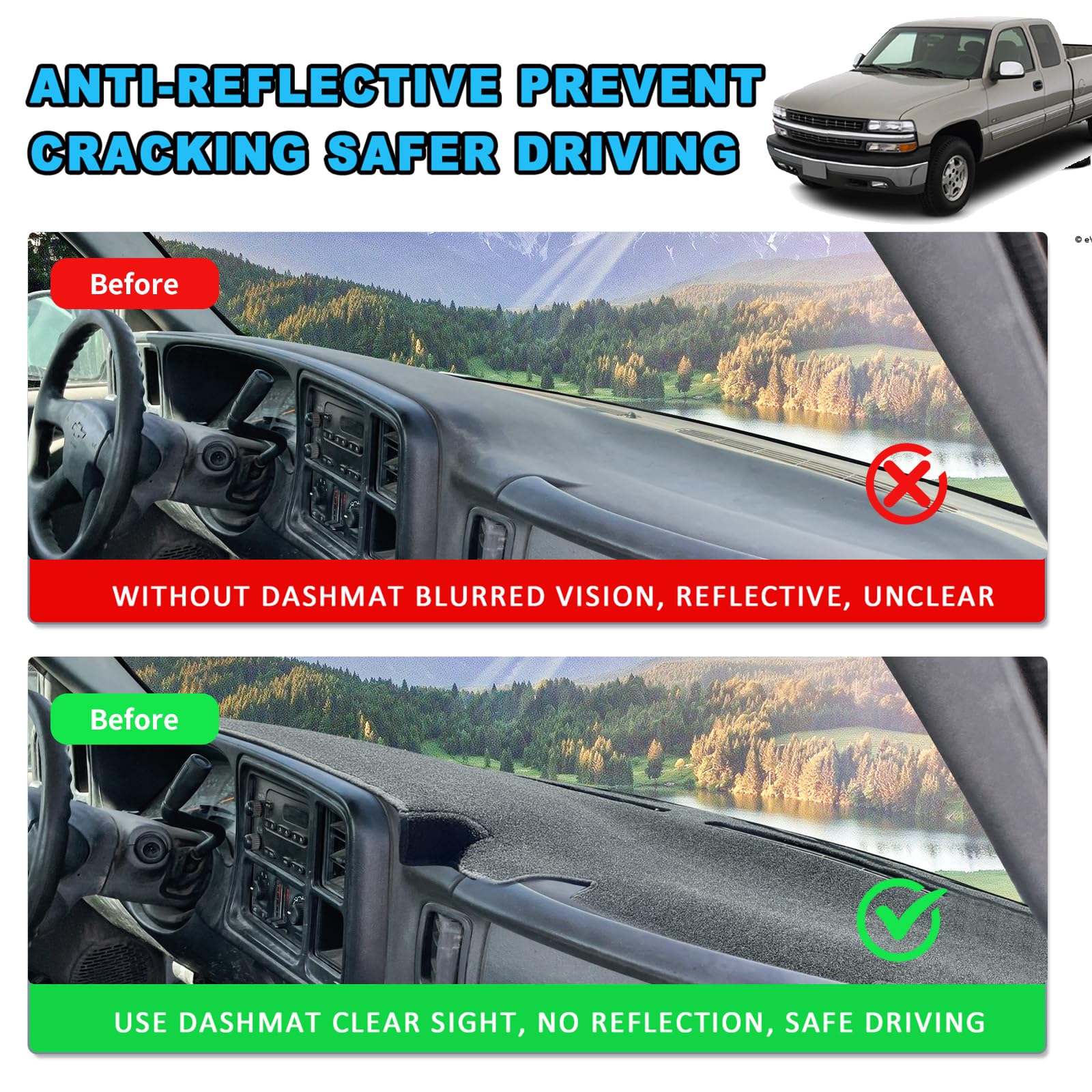 POSAID cutouts for vents and passenger handle maintain full functionality