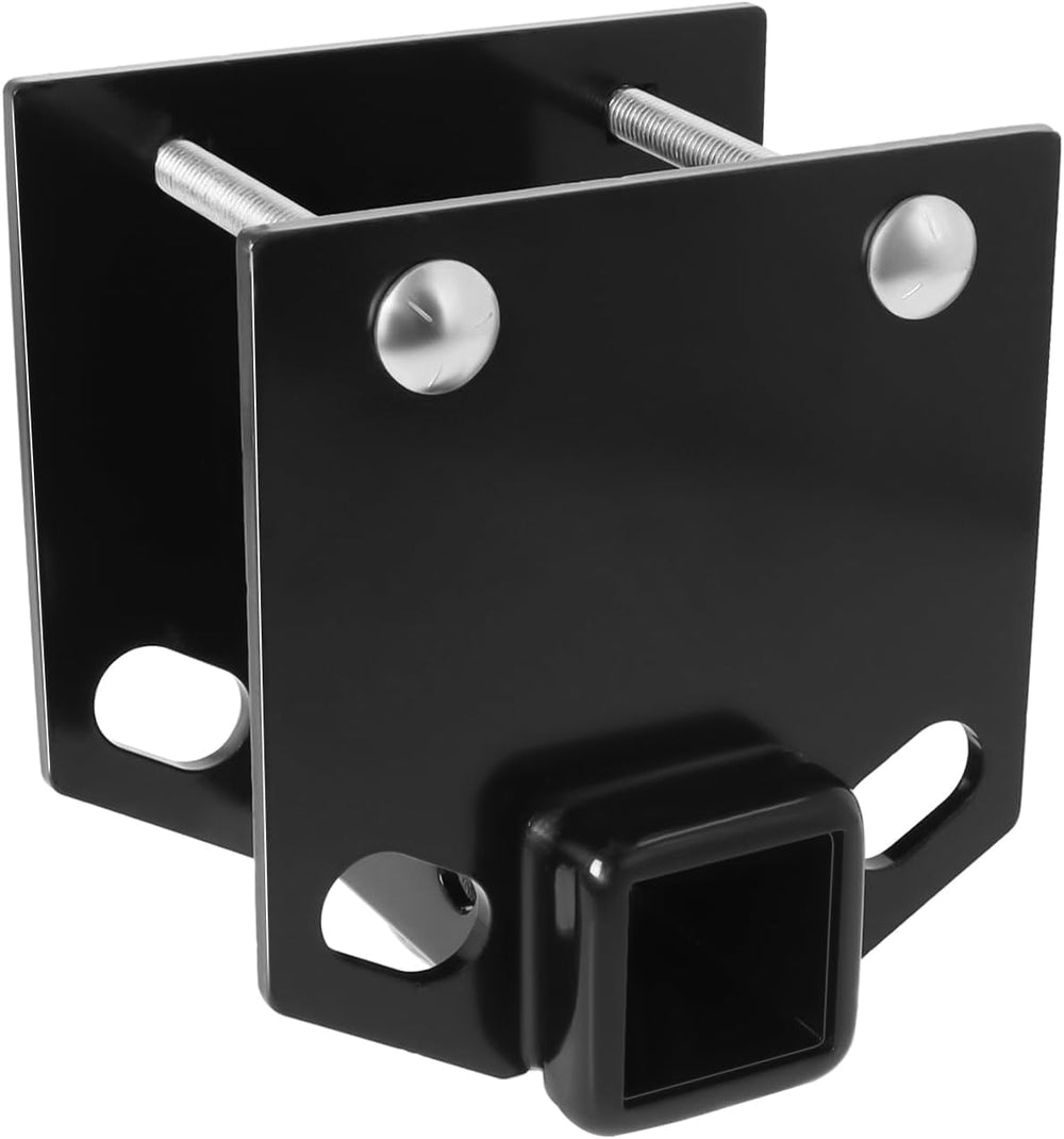 Poweka front view of 2 inch receiver adapter showing fit and function benefit
