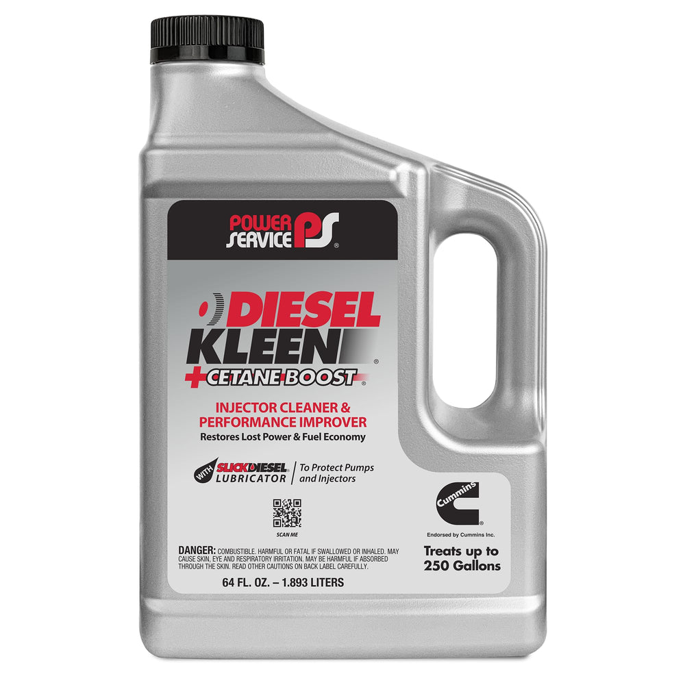 Power Service Diesel Kleen front label showing product name and benefits