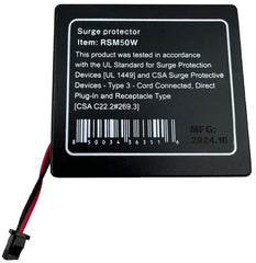 Power Watchdog RSM50W close-up of connector and label, highlighting precise fit and reliability