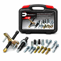Powerbuilt open case showing organized 22-piece balancer kit and quick access