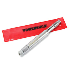 Powerbuilt front tool view showing 14mm back tap, high durability benefit